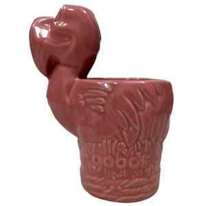 Pink Ceramic Flamingo Tiki Mug, Planter, Vase Or Desk Pen Holder,  Goodr brand